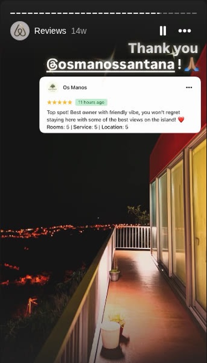 Os Manos, 5 stars: Top spot! Best owner with friendly vibe, you won't regret staying here with some of the best views on the island